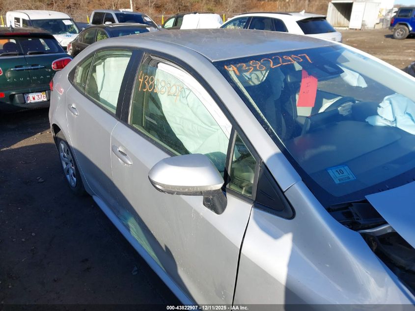 2022 Toyota Corolla Le VIN: JTDEPMAE1N3016894 Lot: 43822907