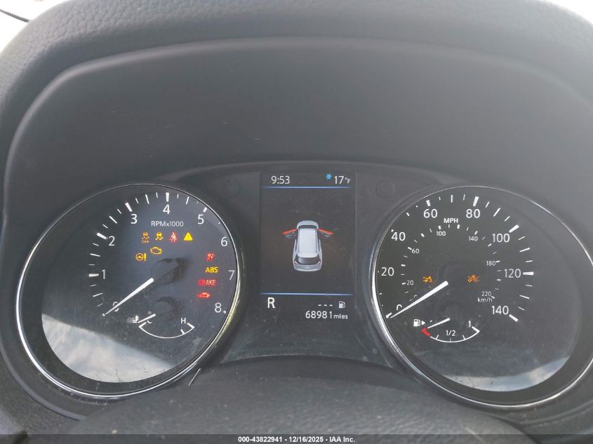 2019 Nissan Rogue Sv VIN: 5N1AT2MV8KC831160 Lot: 43822941