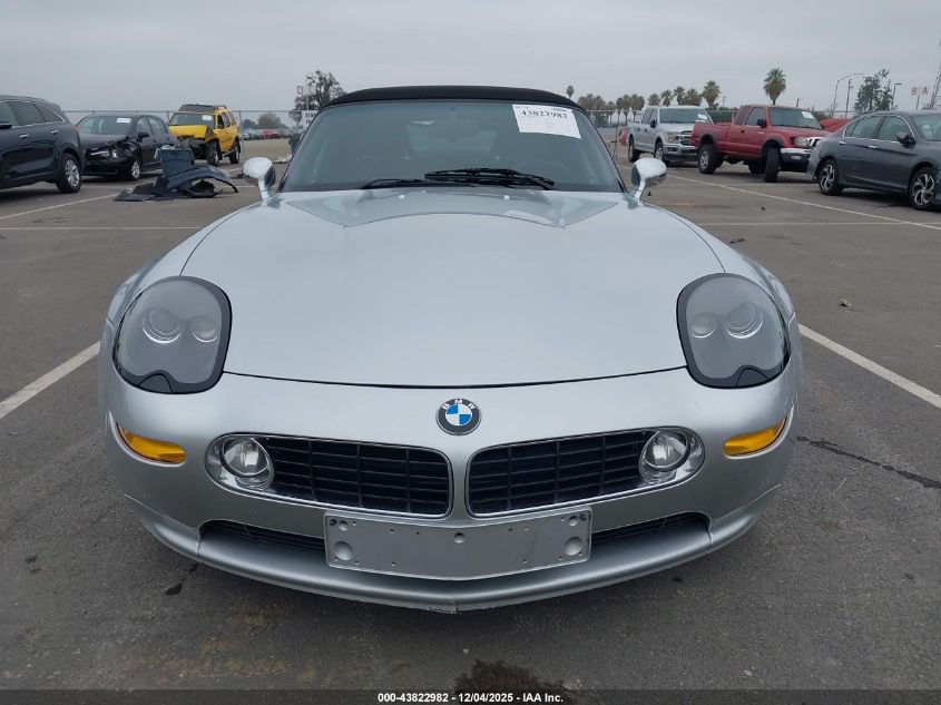 2000 BMW Z8 Rdstr VIN: WBAEJ11040AF78068 Lot: 43822982