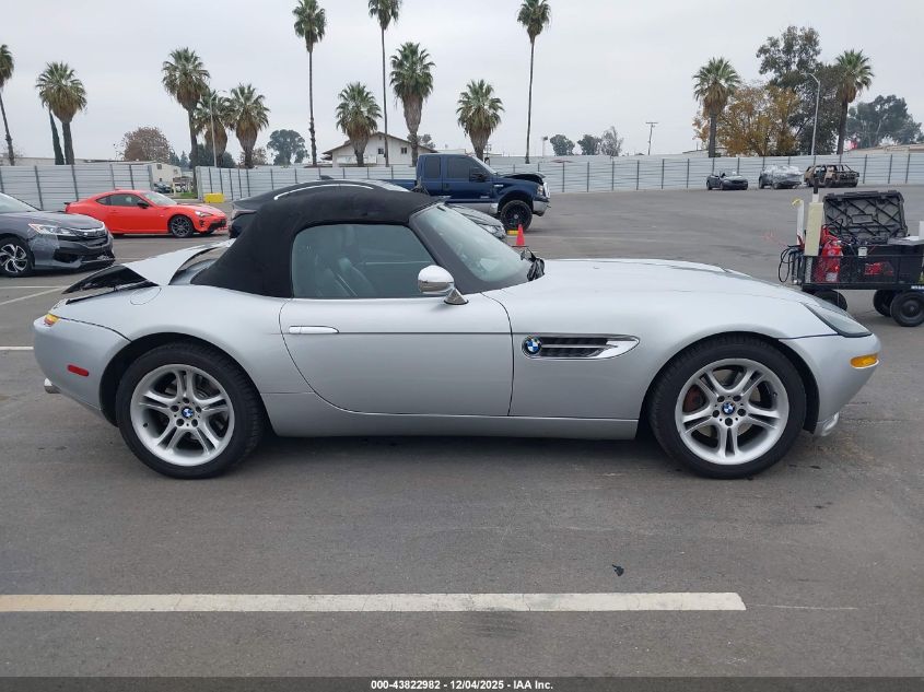 2000 BMW Z8 Rdstr VIN: WBAEJ11040AF78068 Lot: 43822982