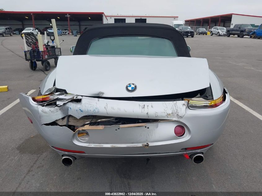 2000 BMW Z8 Rdstr VIN: WBAEJ11040AF78068 Lot: 43822982