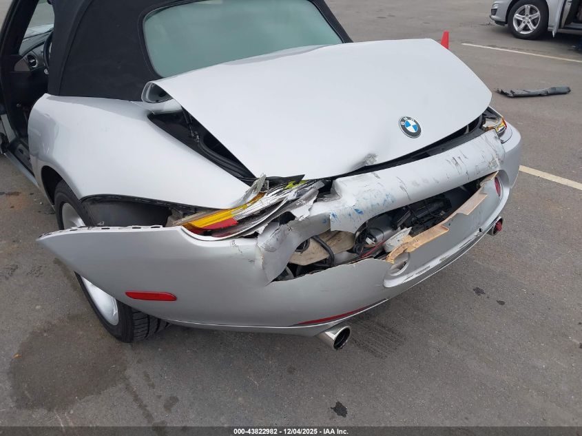 2000 BMW Z8 Rdstr VIN: WBAEJ11040AF78068 Lot: 43822982