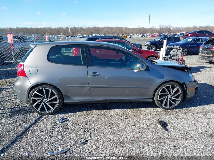 2008 Volkswagen Gti 2-Door/2-Door (A6) (Eop Cw 21/08) VIN: WVWFV71K98W097616 Lot: 43823025