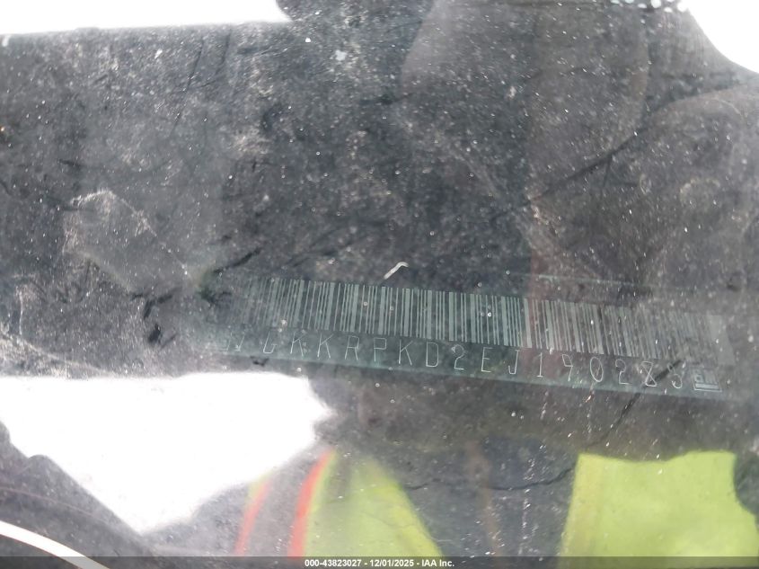 2014 GMC Acadia Sle-2 VIN: 1GKKRPKD2EJ190283 Lot: 43823027