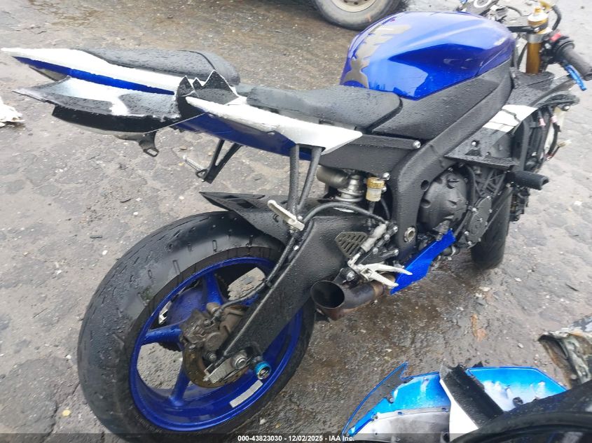 2015 Yamaha Yzfr6 VIN: JYARJ16E3FA033845 Lot: 43823030