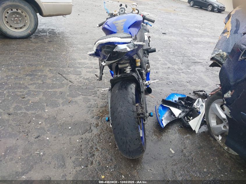 2015 Yamaha Yzfr6 VIN: JYARJ16E3FA033845 Lot: 43823030