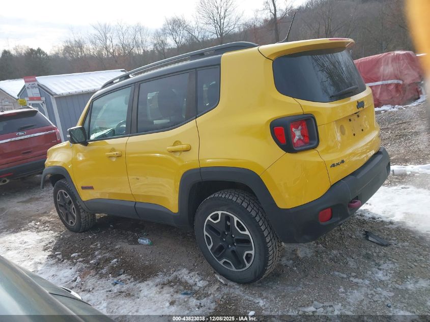 2017 Jeep Renegade Trailhawk 4X4 VIN: ZACCJBCB6HPF22771 Lot: 43823038