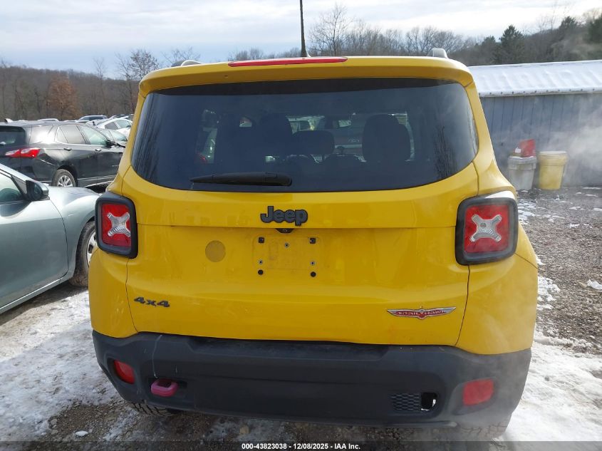 2017 Jeep Renegade Trailhawk 4X4 VIN: ZACCJBCB6HPF22771 Lot: 43823038