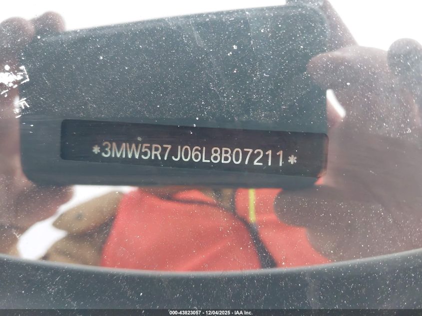 2020 BMW 330I xDrive VIN: 3MW5R7J06L8B07211 Lot: 43823057