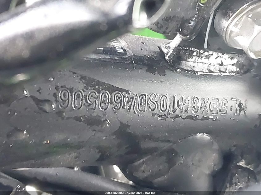 2025 Kawasaki Ex500 H VIN: ML5EXGH10SDA60506 Lot: 43823058