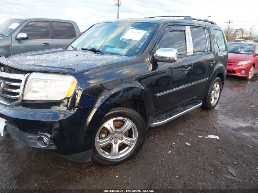 2012 Honda Pilot Touring VIN: 5FNYF4H99CB081291 Lot: 43823202