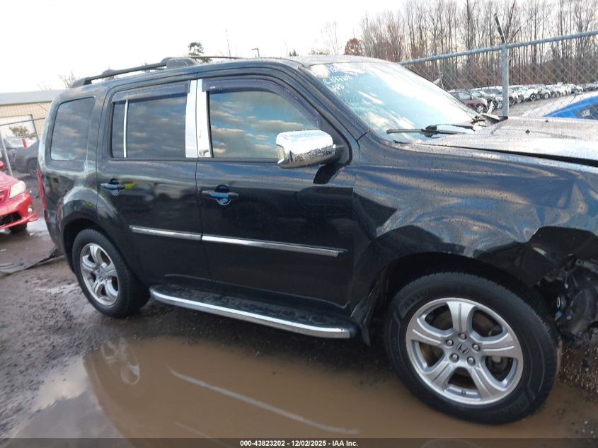 2012 Honda Pilot Touring VIN: 5FNYF4H99CB081291 Lot: 43823202
