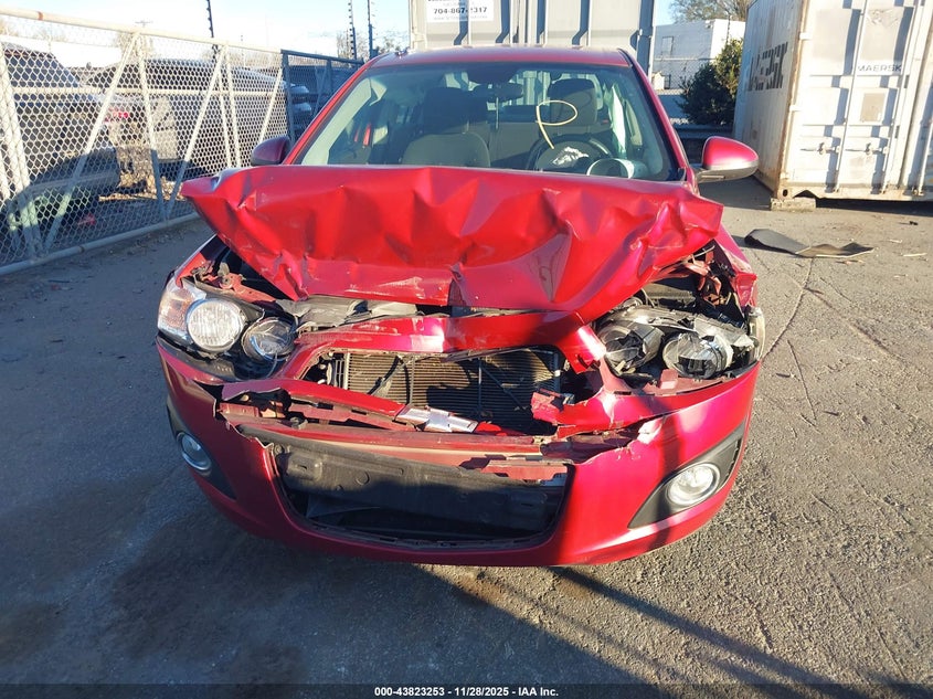 2012 Chevrolet Sonic 2Lt VIN: 1G1JC5SH4C4220047 Lot: 43823253