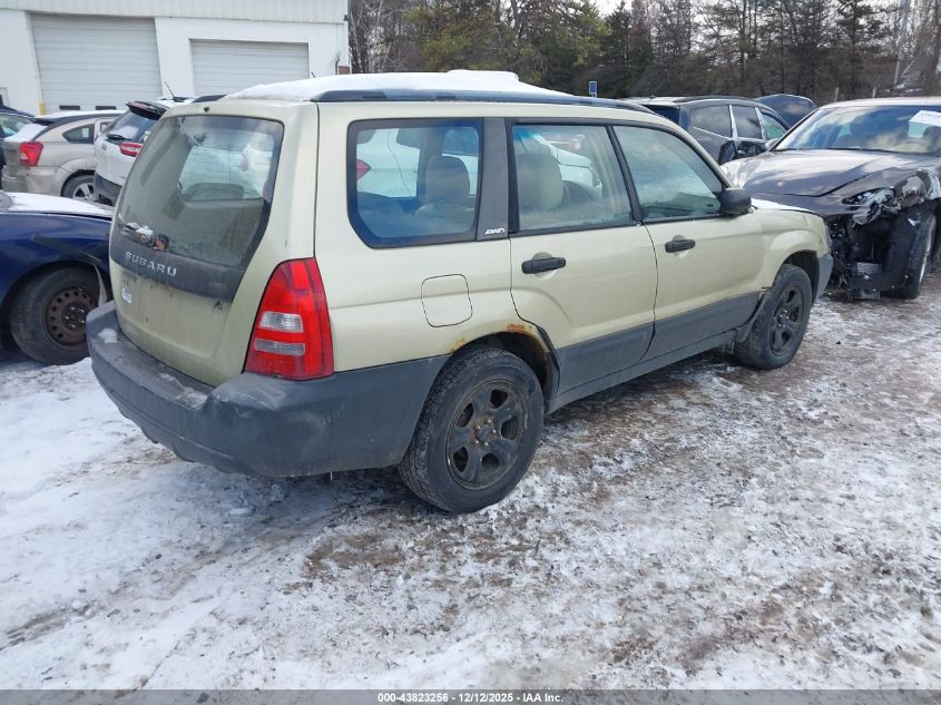 JF1SG63683G762016 2003 SUBARU FORESTER photo no. 4