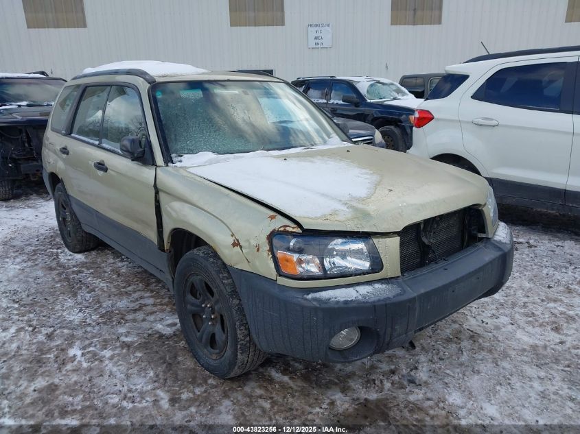 2003 Subaru Forester X VIN: JF1SG63683G762016 Lot: 43823256