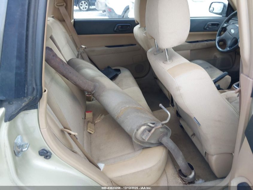 2003 Subaru Forester X VIN: JF1SG63683G762016 Lot: 43823256