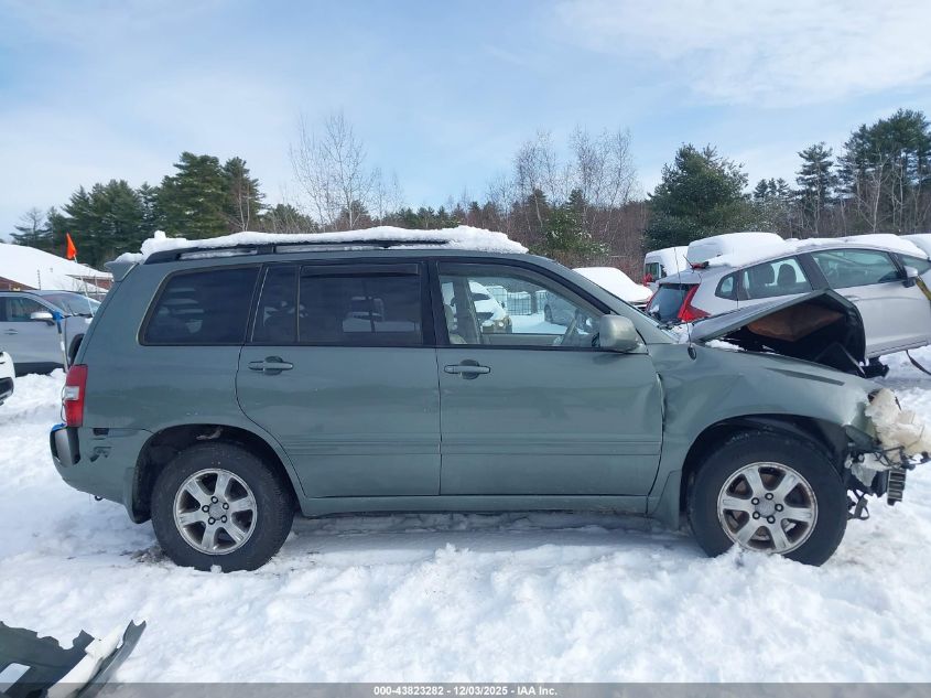 2006 Toyota Highlander V6 VIN: JTEDP21A160118854 Lot: 43823282