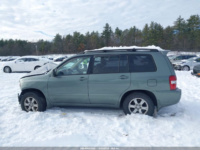 2006 Toyota Highlander V6 VIN: JTEDP21A160118854 Lot: 43823282
