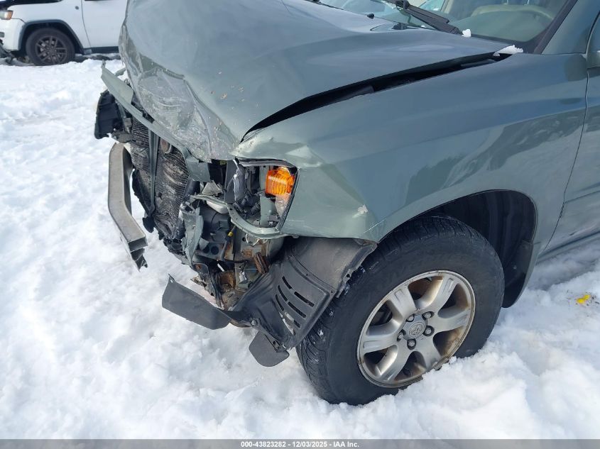 2006 Toyota Highlander V6 VIN: JTEDP21A160118854 Lot: 43823282