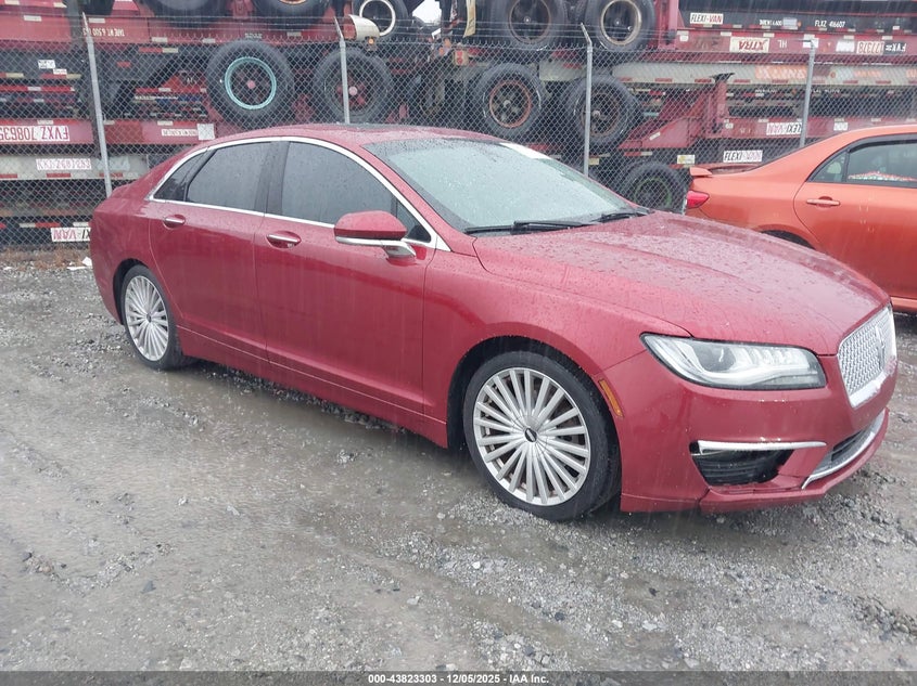 Vin: 3ln6l5e97hr601323, lot: 44318792, lincoln mkz reserve 20171