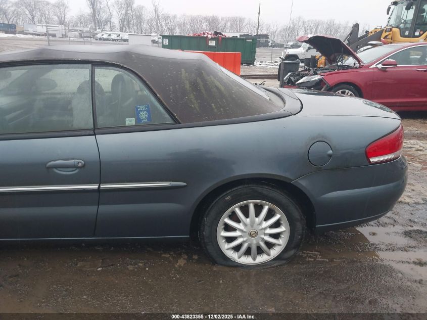 2002 Chrysler Sebring Lxi VIN: 1C3EL55R22N300862 Lot: 43823355