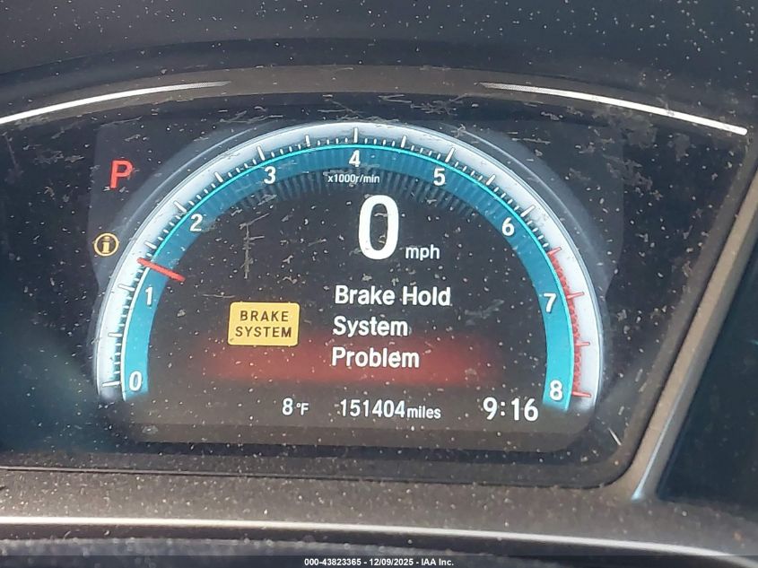 2016 Honda Civic Ex-L VIN: 19XFC1F77GE205666 Lot: 43823365