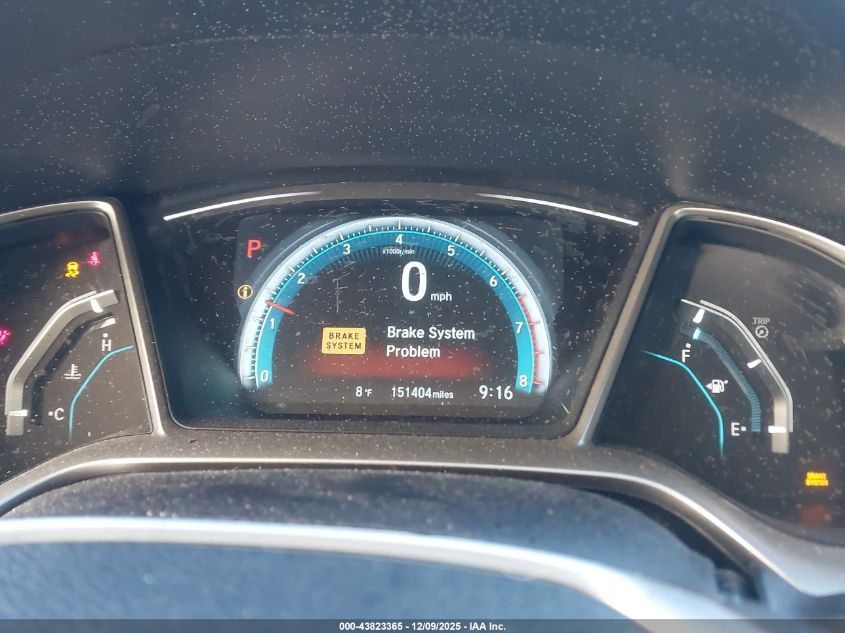 2016 Honda Civic Ex-L VIN: 19XFC1F77GE205666 Lot: 43823365