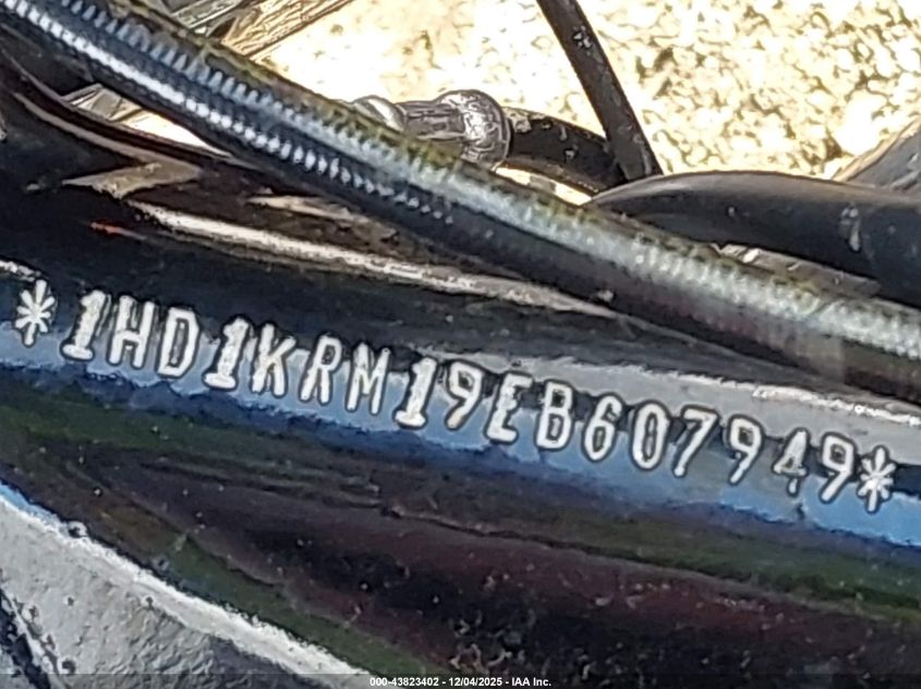 2014 Harley-Davidson Flhxs Street Glide Special VIN: 1HD1KRM19EB607949 Lot: 43823402