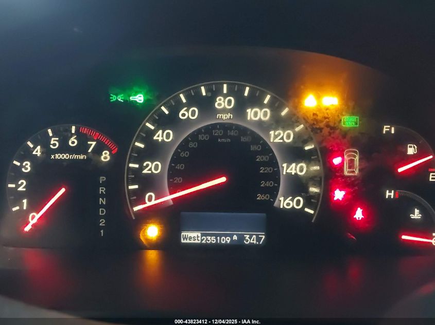 2005 Honda Odyssey Touring VIN: 5FNRL38845B046286 Lot: 43823412