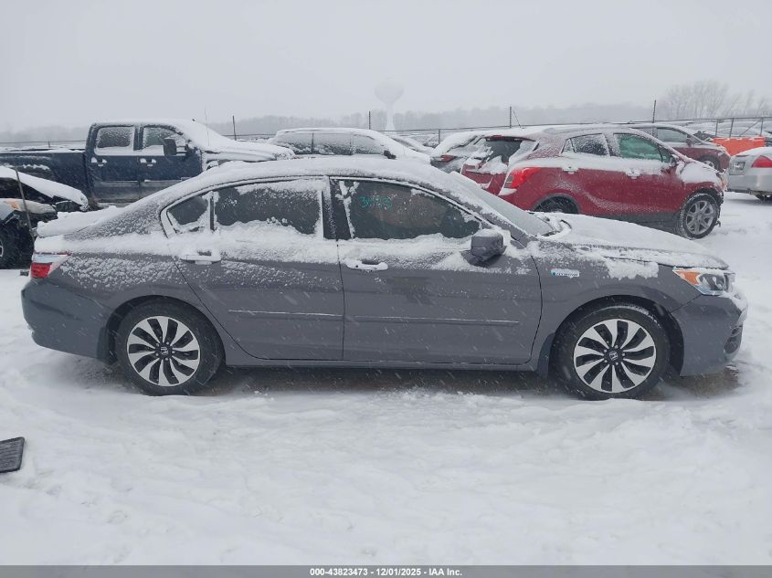 2017 Honda Accord Hybrid VIN: JHMCR6F3XHC010387 Lot: 43823473