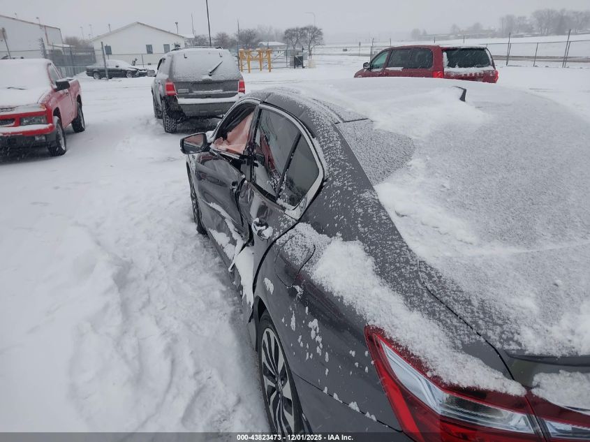 2017 Honda Accord Hybrid VIN: JHMCR6F3XHC010387 Lot: 43823473