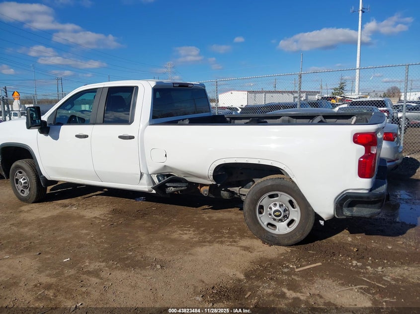 2020 Chevrolet Silverado 2500Hd 4Wd Long Bed Wt VIN: 1GC2YLE75LF191862 Lot: 43823484