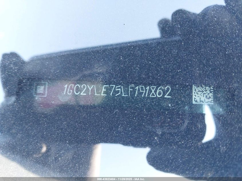 2020 Chevrolet Silverado 2500Hd 4Wd Long Bed Wt VIN: 1GC2YLE75LF191862 Lot: 43823484