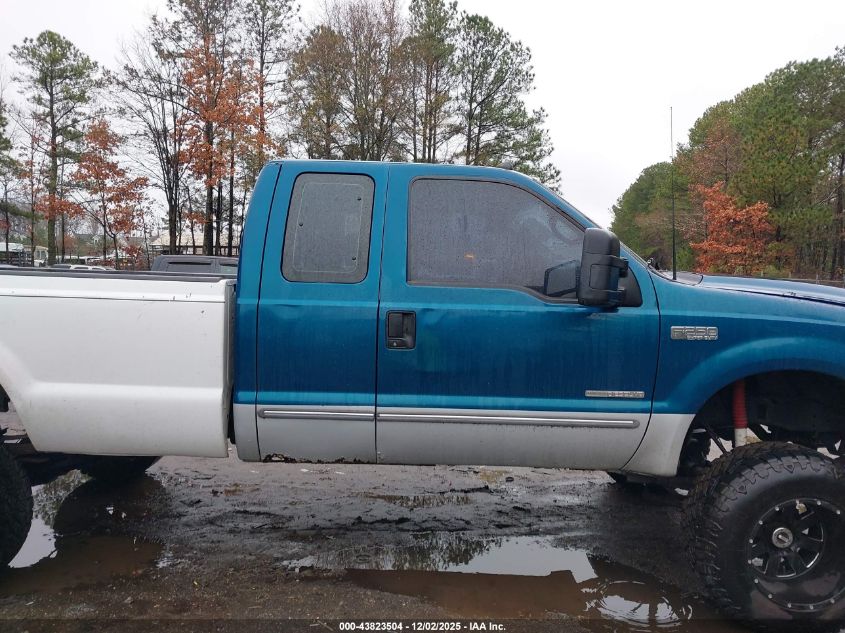 2000 Ford F-250 Lariat/Xl/Xlt VIN: 1FTNX21F5YEA25104 Lot: 43823504