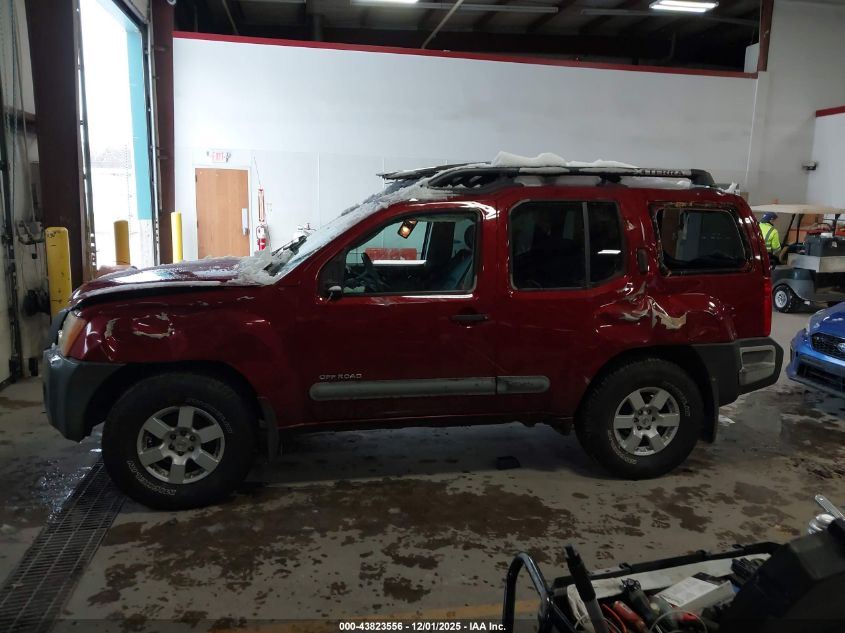 2005 Nissan Xterra Off Road VIN: 5N1AN08W55C646327 Lot: 43823556