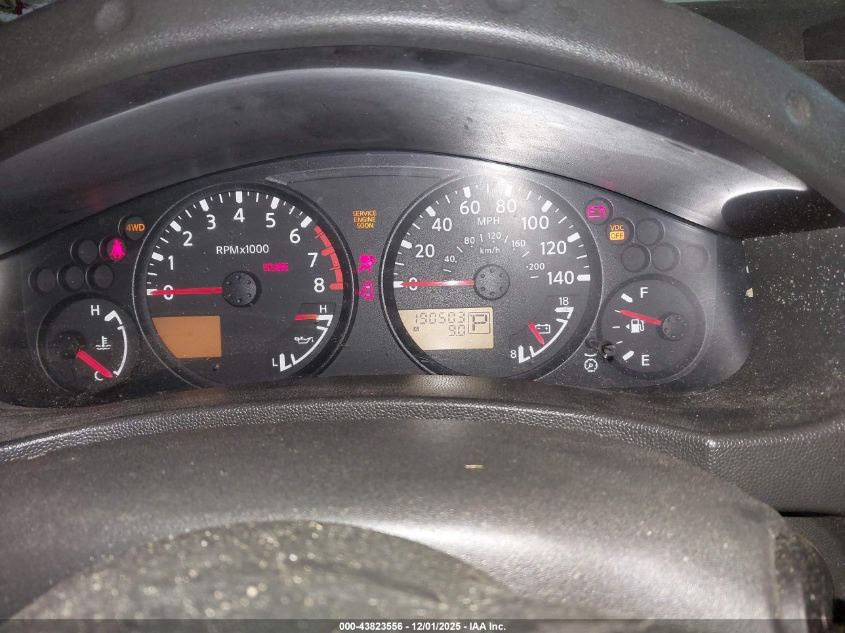 2005 Nissan Xterra Off Road VIN: 5N1AN08W55C646327 Lot: 43823556