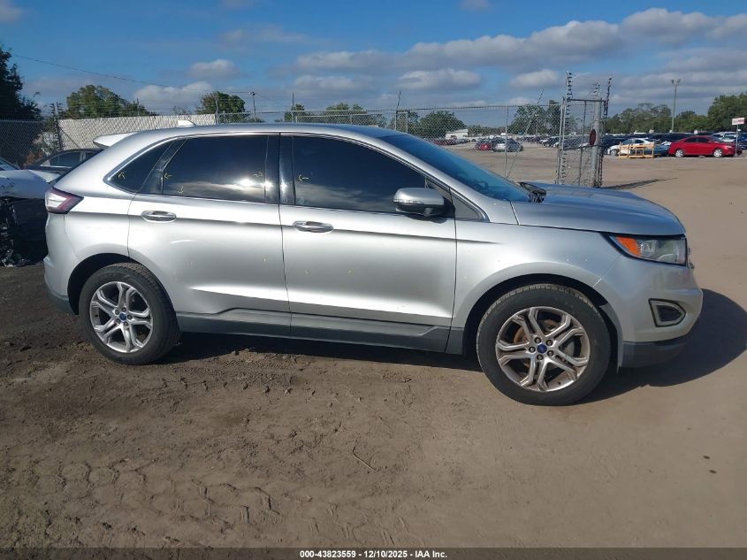 2017 Ford Edge Titanium VIN: 2FMPK3K97HBB17439 Lot: 43823559