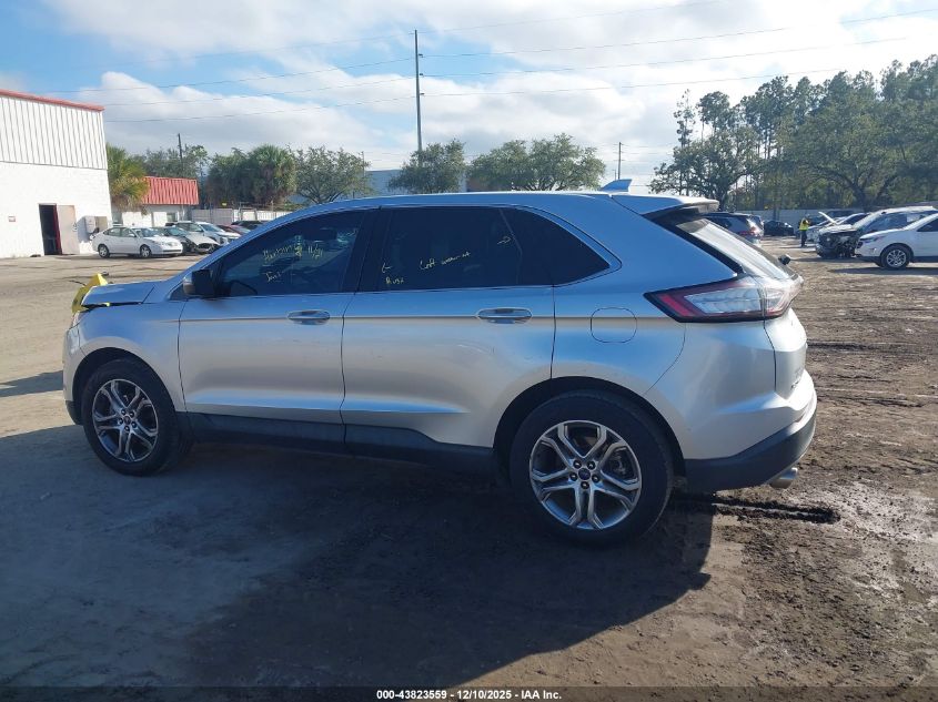 2017 Ford Edge Titanium VIN: 2FMPK3K97HBB17439 Lot: 43823559