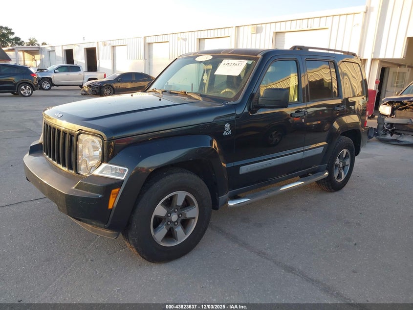 1J8GN28K38W146993 2008 JEEP LIBERTY (NORTH AMERICA) photo no. 2