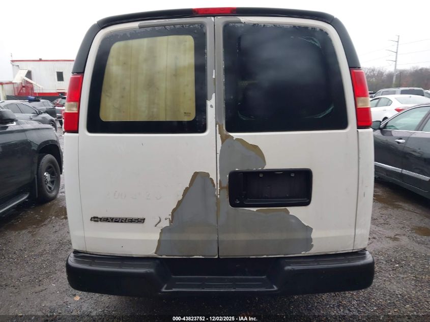 2008 Chevrolet Express Work Van VIN: 1GCFG15X581222637 Lot: 43823752