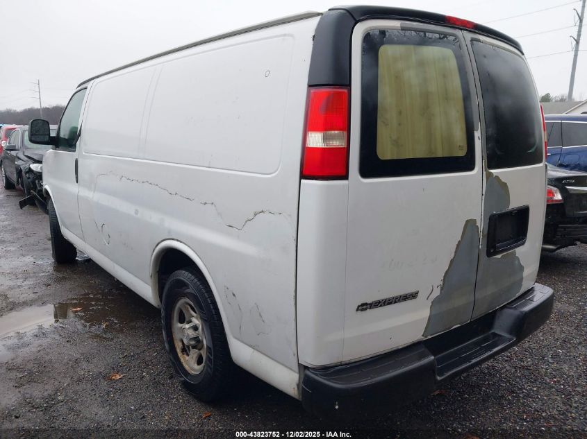 2008 Chevrolet Express Work Van VIN: 1GCFG15X581222637 Lot: 43823752
