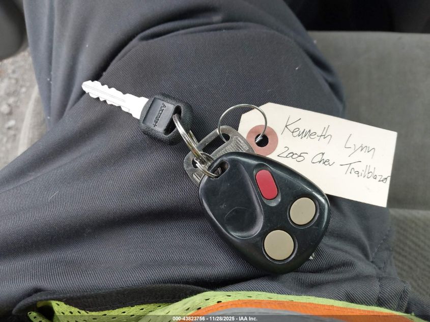 2005 Chevrolet Trailblazer Lt VIN: 1GNDT13S252113821 Lot: 43823756