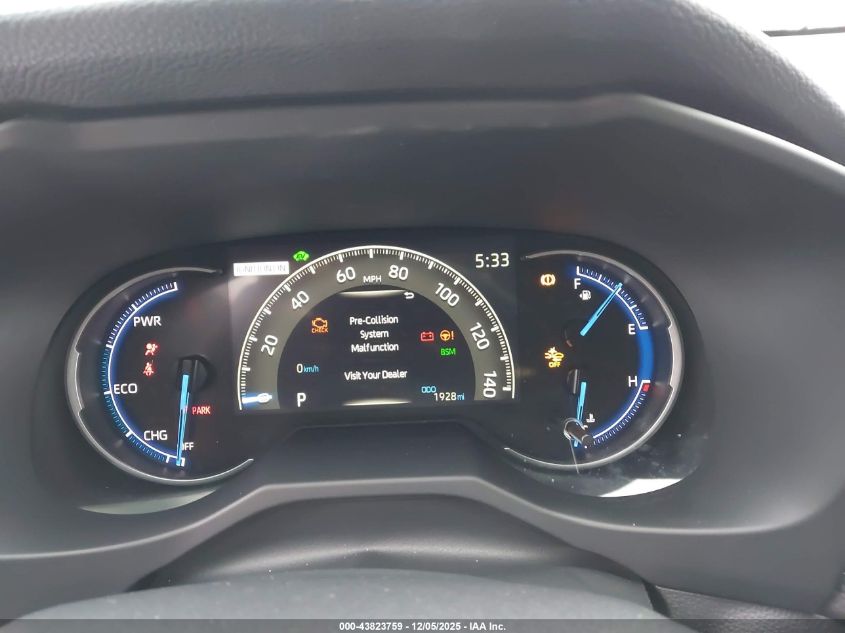 2025 Toyota Rav4 Hybrid Xle VIN: JTMRWRFVXSJ074102 Lot: 43823759