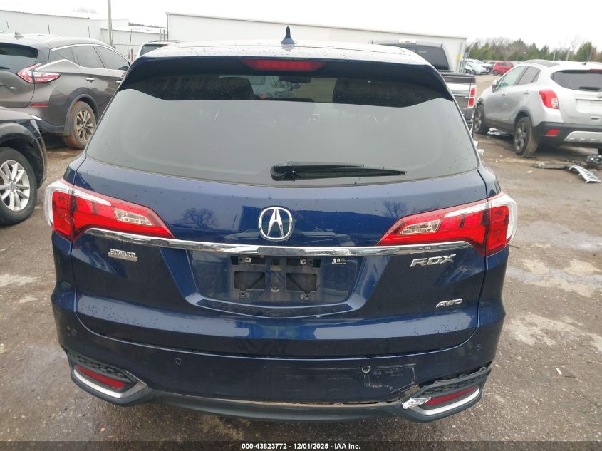 2016 Acura Rdx Advance Package VIN: 5J8TB4H71GL028030 Lot: 43823772