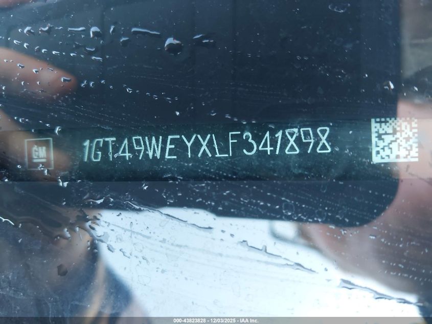 2020 GMC Sierra 3500Hd 4Wd Long Bed Denali/4Wd Standard Bed Denali VIN: 1GT49WEYXLF341898 Lot: 43823828