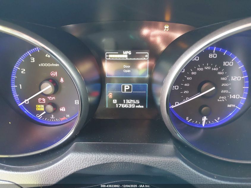 2017 Subaru Outback 2.5I Premium VIN: 4S4BSACC3H3301155 Lot: 43823862