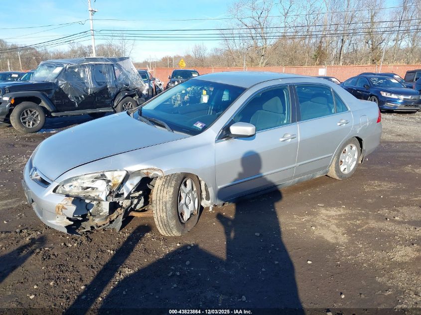 2006 Honda Accord 2.4 Lx VIN: 1HGCM56496A127441 Lot: 43823864