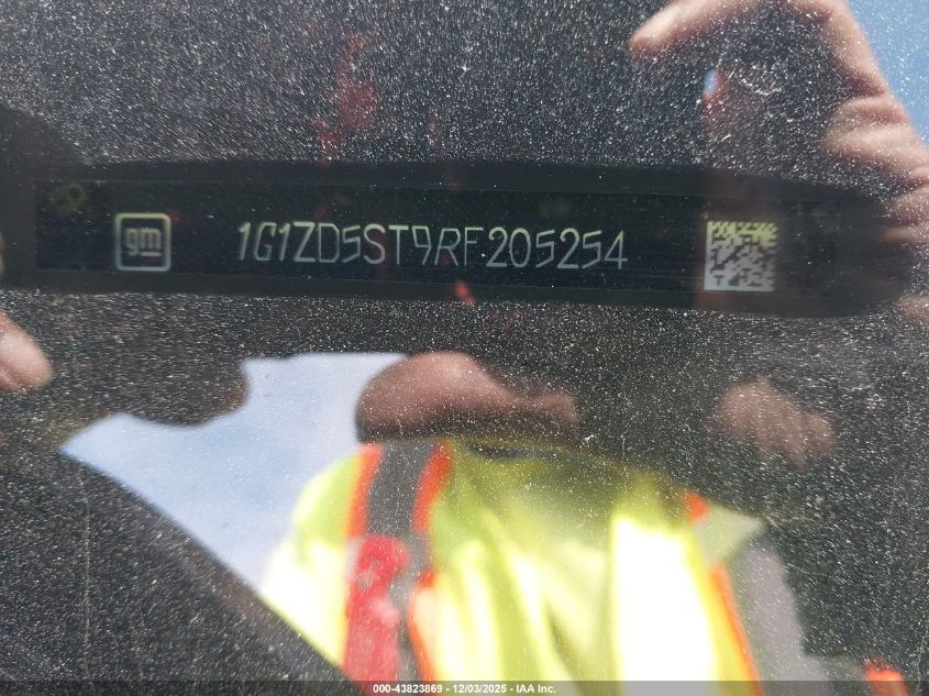 2024 Chevrolet Malibu Fwd 1Lt VIN: 1G1ZD5ST9RF205254 Lot: 43823869