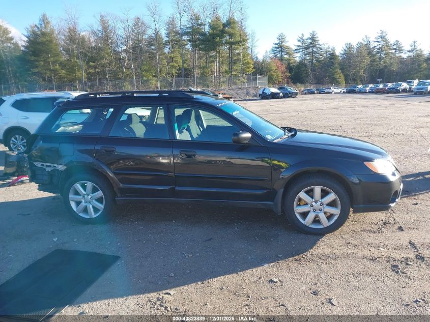 2009 Subaru Outback 2.5I VIN: 4S4BP61C597321645 Lot: 43823889