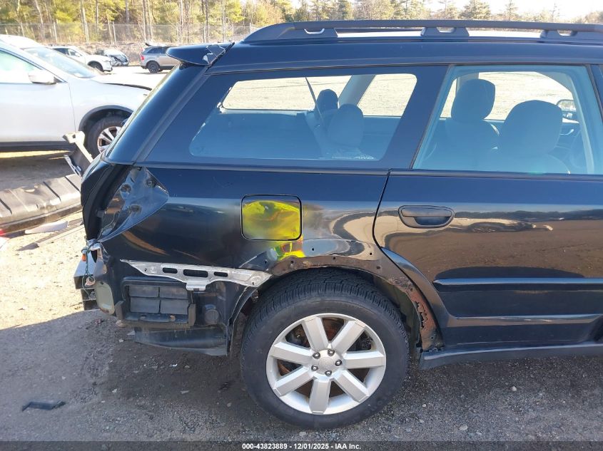 2009 Subaru Outback 2.5I VIN: 4S4BP61C597321645 Lot: 43823889